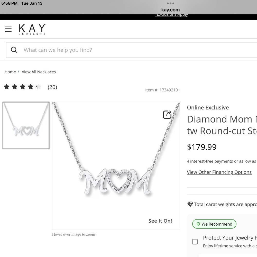 Mom necklace
